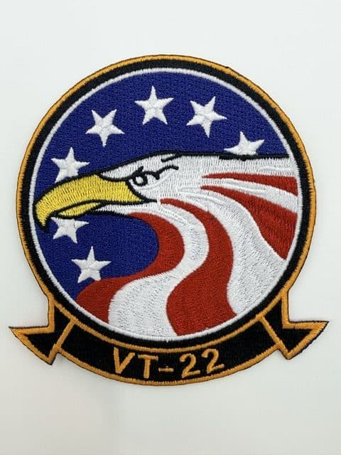 VT-22 Golden Eagles 2019 Full Color Squadron Patch –Iron On, Sew On, 4in (3)