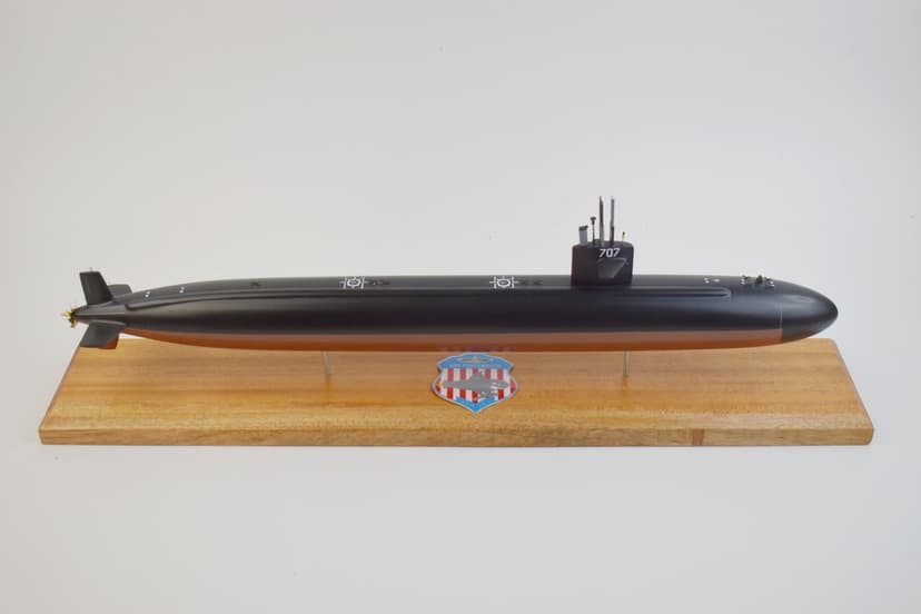 USS Portsmouth (SSN-707) FLT I Submarine Model