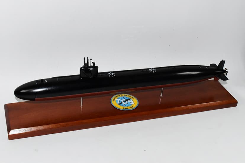 USS Hyman G. Rickover (SSN-709) FLT I Submarine Model
