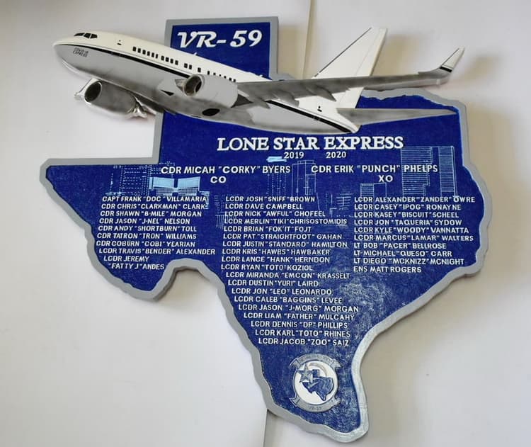 VR-59 Deployment Plaque