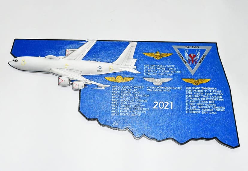 Tacamo Weapons School 36 inch Plaque