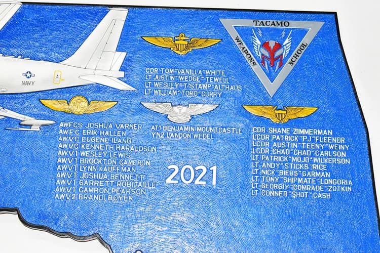 Tacamo Weapons School 36 inch Plaque