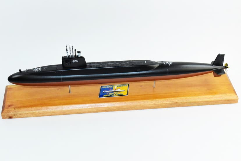 USS Daniel Webster SSBN-626 Submarine Model