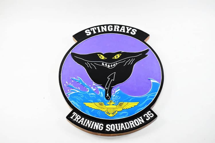 VT-35 Stingrays Navy Plaque