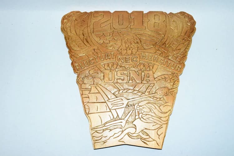 USNA Class of 2018 Crest Plaque
