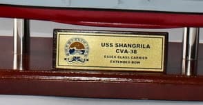 USS Shangri-La CVA-38 Aircraft Carrier Model
