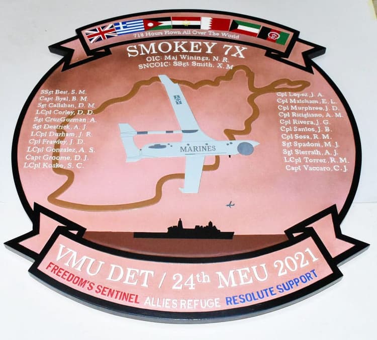 VMU Det Plaque 36 inch