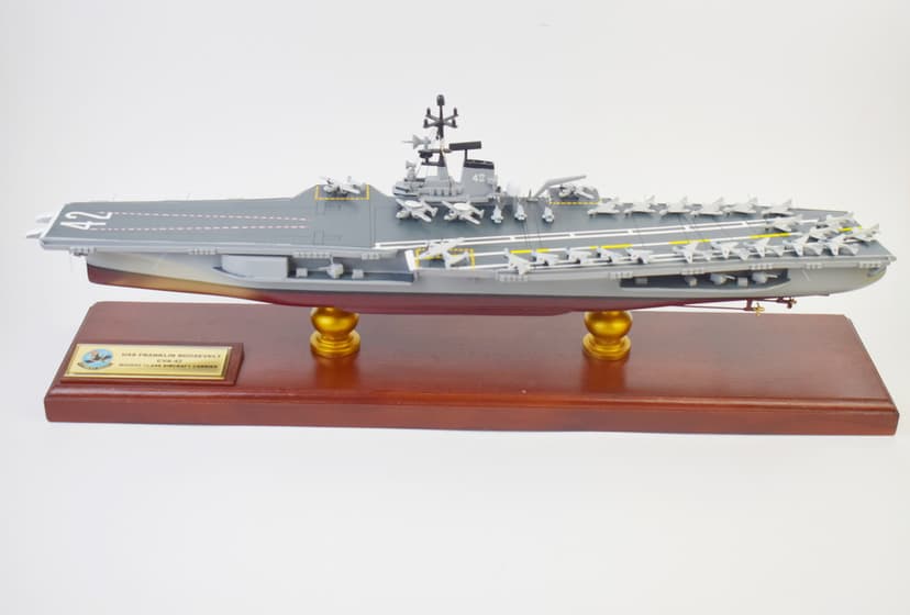 USS Franklin D. Roosevelt CVA-42 Aircraft Carrier Model