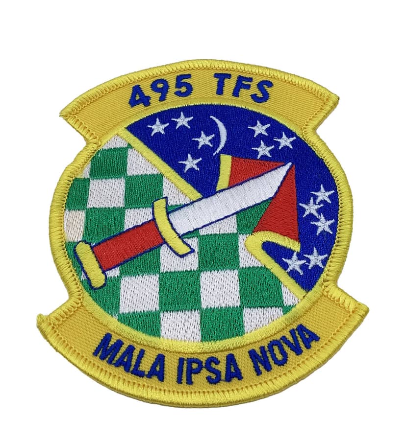 495th Tactical Fighter Squadron Patch – With hook and loop