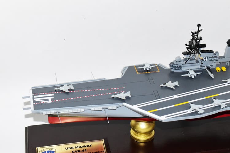 USS Midway CVA-41 Aircraft Carrier Model