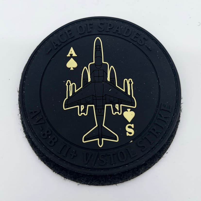 VMA-231, Ace of Spades, Glow in the Dark Patch, Blackout Patch