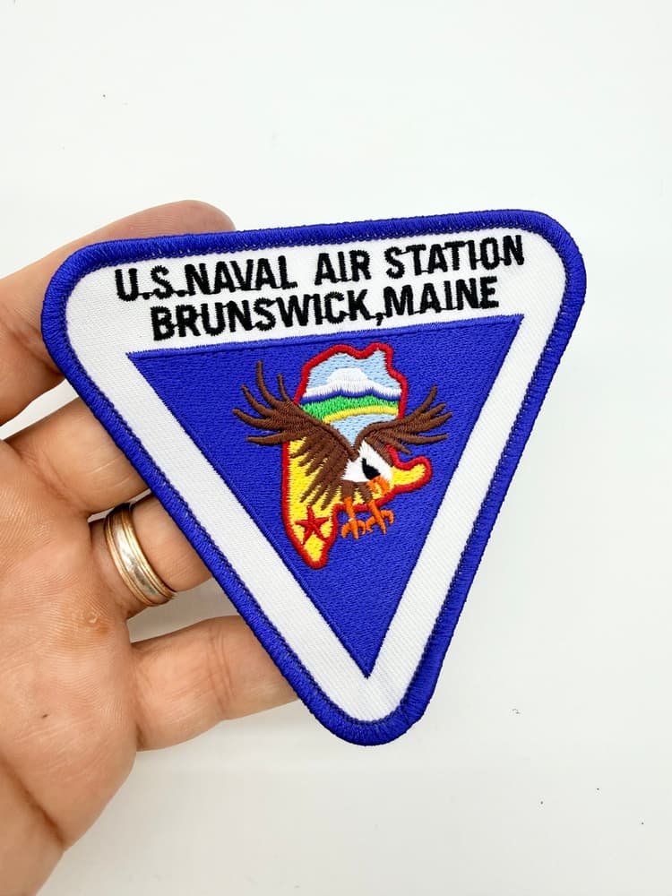 NAS Brunswick Patch - Plastic Backing, 4in