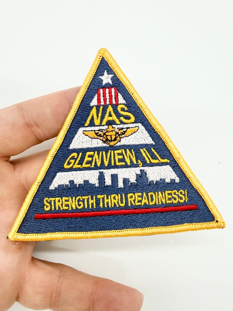 NAS Glenview, IL Patch –Plastic Backing