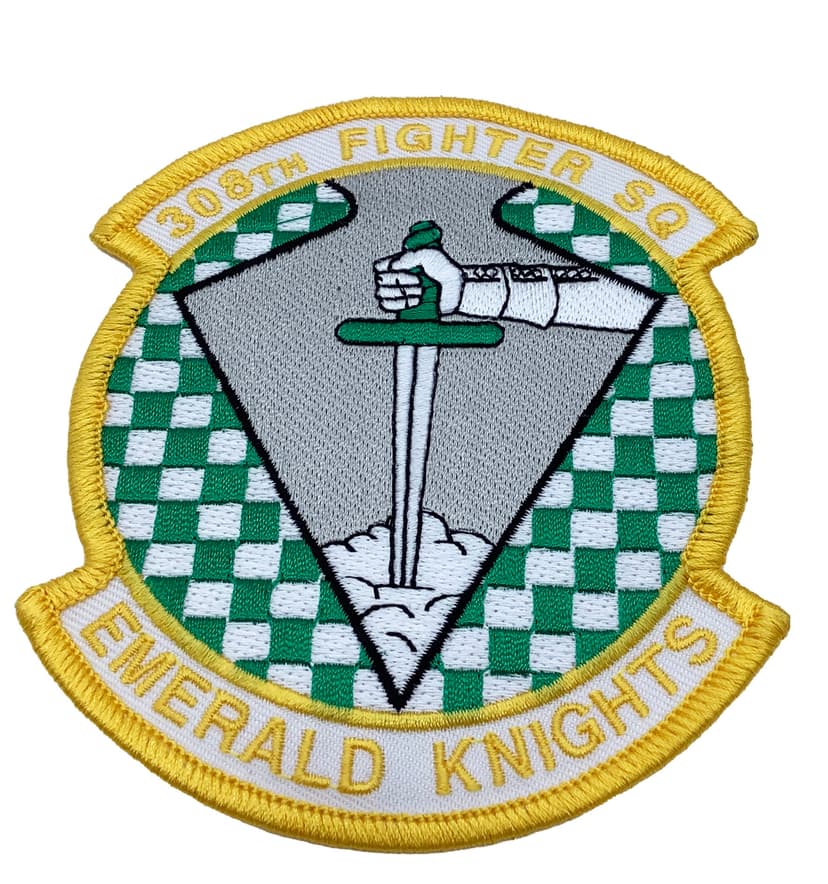 308th Fighter Squadron Patch – With Hook and Loop