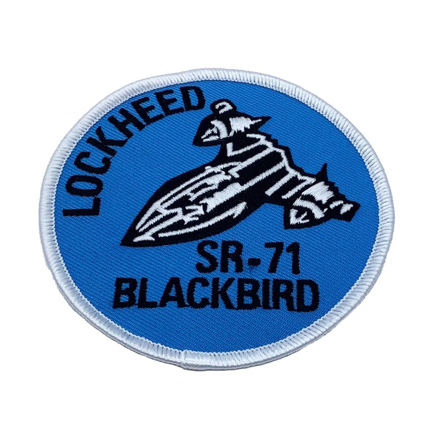 Lockheed SR-71 Patch – Plastic Backing