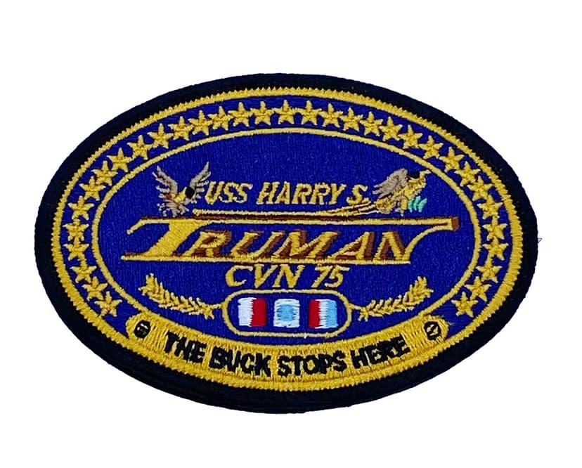 USS Harry S Truman CVN-75 Patch – With Hook and Loop