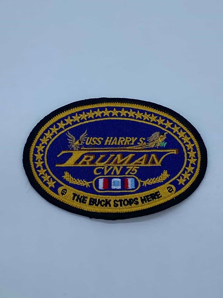 USS Harry S Truman CVN-75 Patch – With Hook and Loop