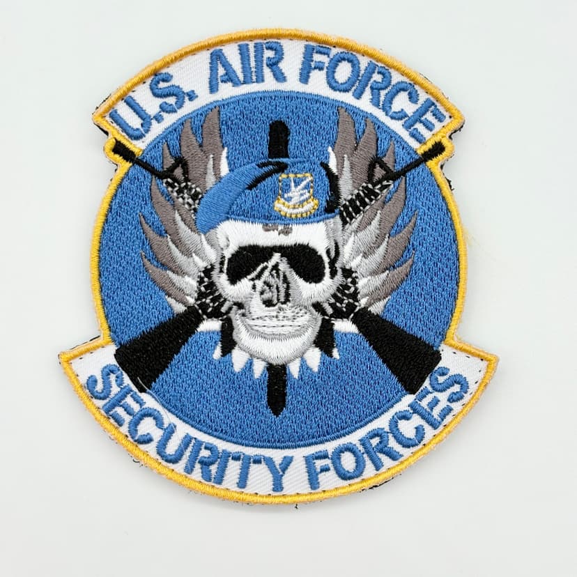 USAF Security Forces Patch – With Hook and Loop