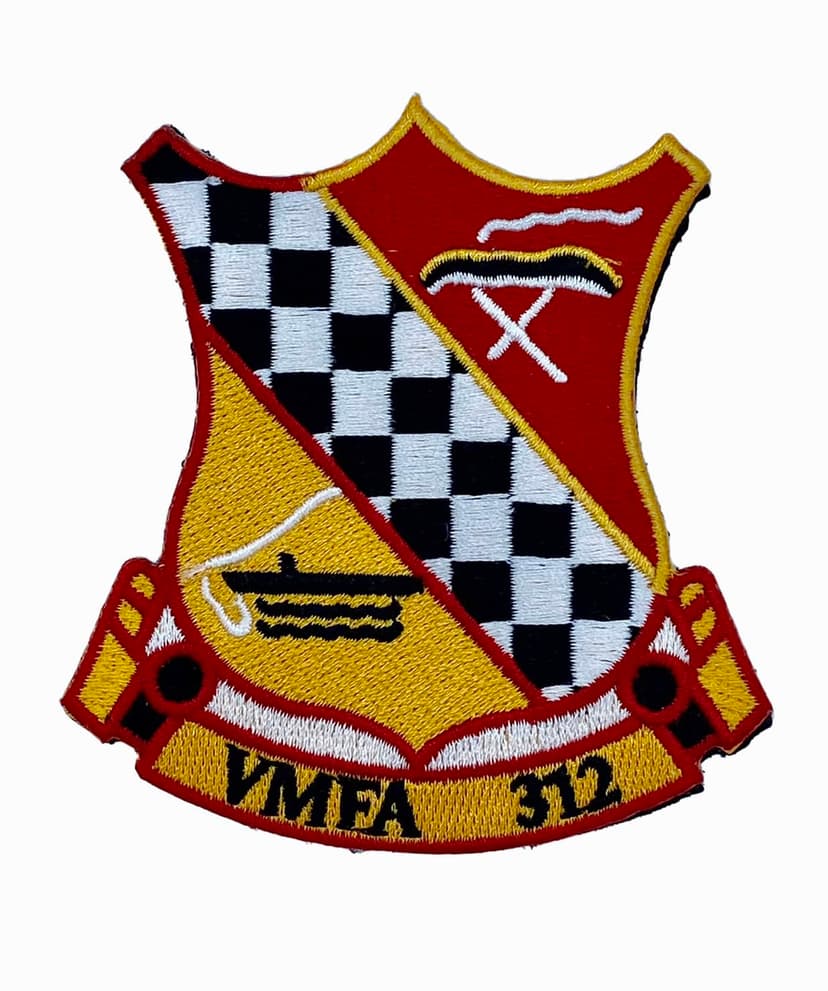 VMFA-312 Checkerboards Throwback Patch 2022 – With Hook and Loop