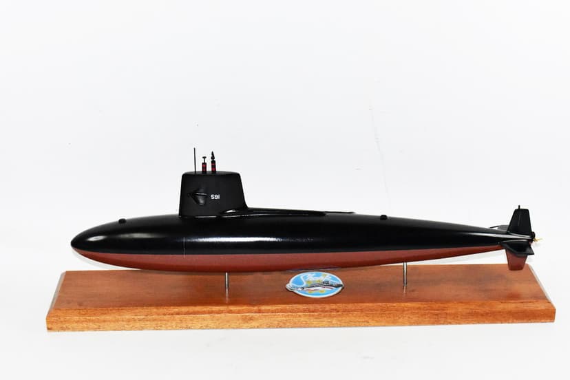USS Shark (SSN-591) Submarine Model