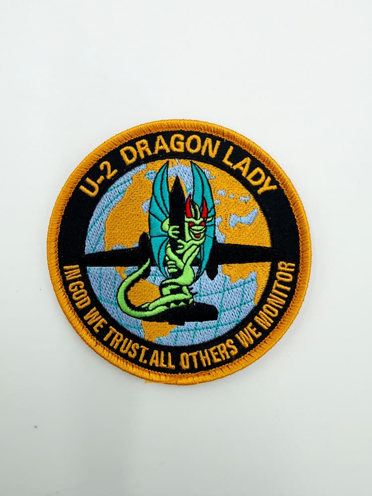 Lockheed Martin® U-2 Dragon Lady® Patch, Officially Licensed, 4", With Hook and Loop