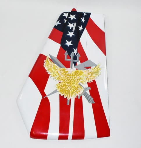 VMM-162 Golden Eagles MV-22 Tailflash, 20", Mahogany