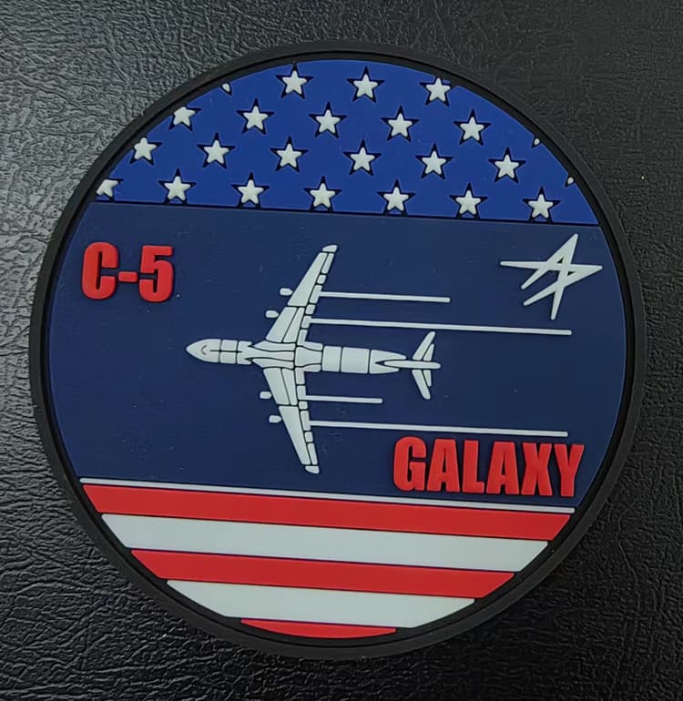 Lockheed Martin C-5 Galaxy Flag GITD PVC Patch