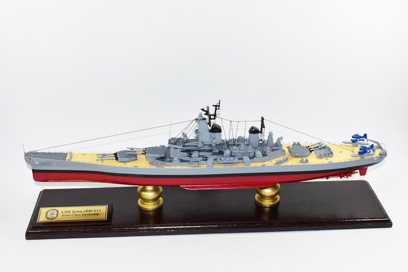 USS Iowa BB-61 Iowa Class Battleship