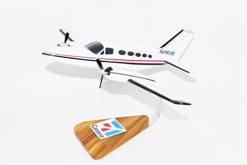 Cessna® 414A Chancellor 1979, 18in Mahogany Model