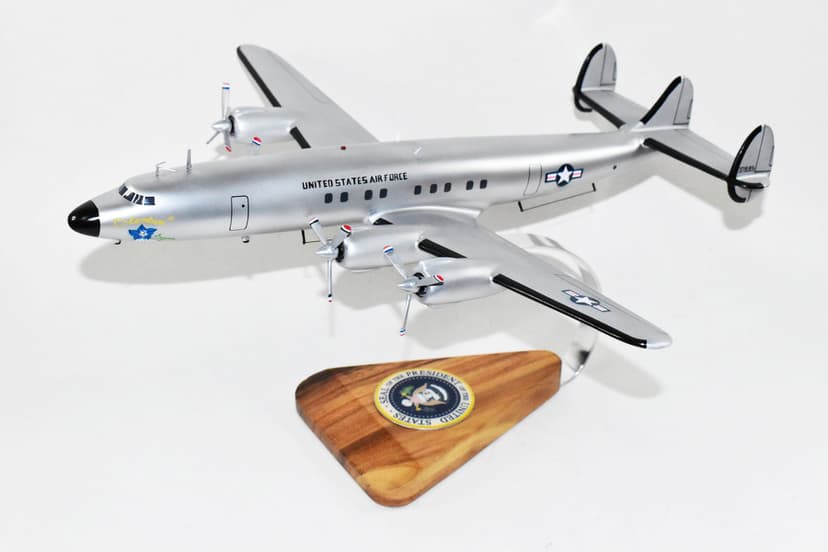 Lockheed Martin® VC-121E Columbine III, Air Force One, 18 inch Mahogany Model