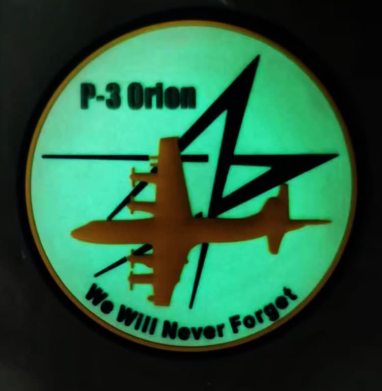 Lockheed Martin® P-3 Orion Sunset GITD PVC Patch