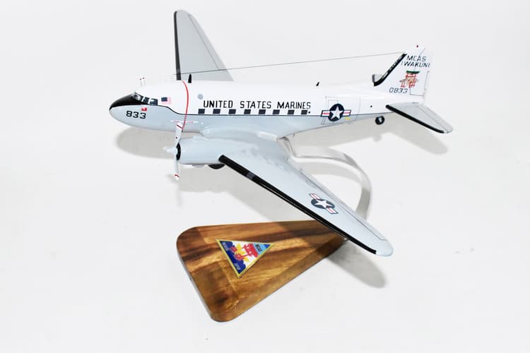 MCAS Iwakuni C-117D, 18 inch Mahogany Model