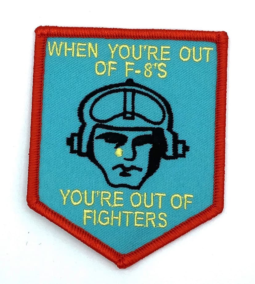 F-8 crusader patchs