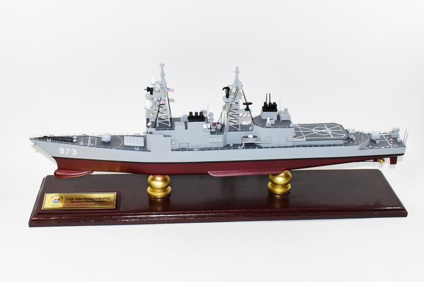 DD-973 USS John Young, 24 inch Mahogany Model
