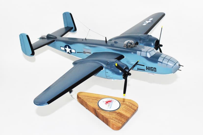 VMB-433 Folk Tailed Devils 1943 PBJ-1J, Mahogany Model