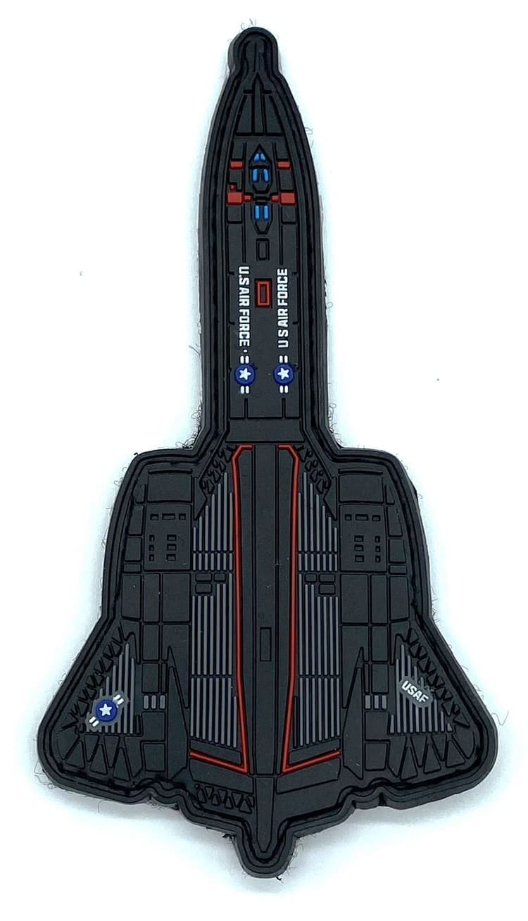 Lockheed Martin SR-71 Blackbird Sillouette Patch