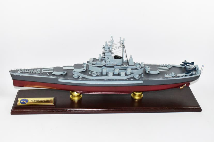 USS Massachusetts BB-59 South Dakota Class Battleship