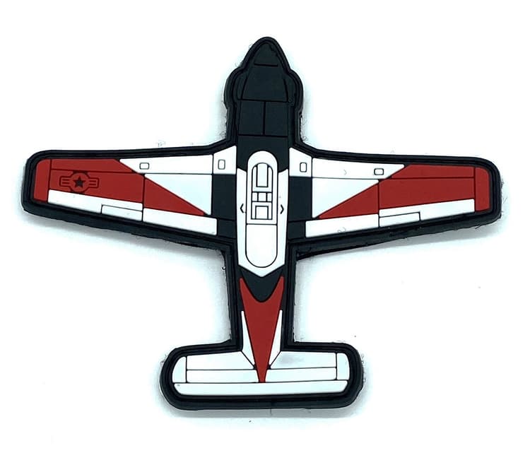 Beechcraft T-34 Silhouette_PVC_5in copy