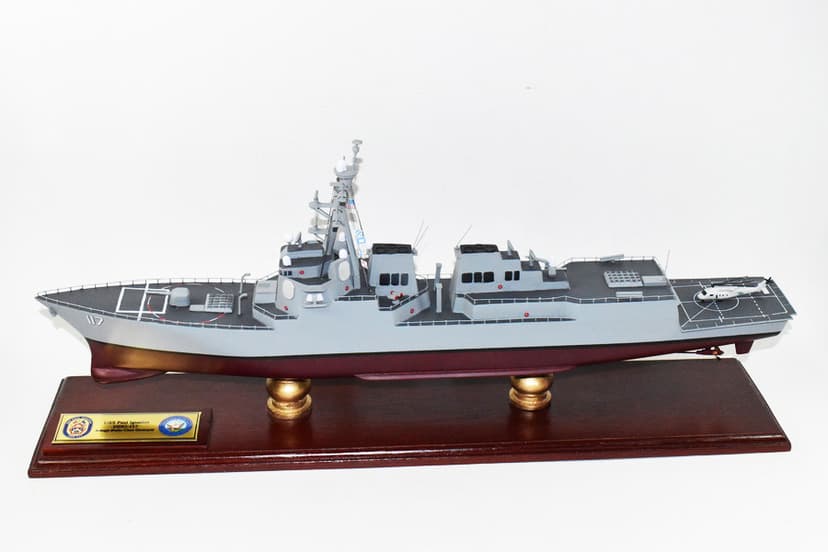 USS Paul Ignatius (DDG-117) 24-inch Mahogany Model