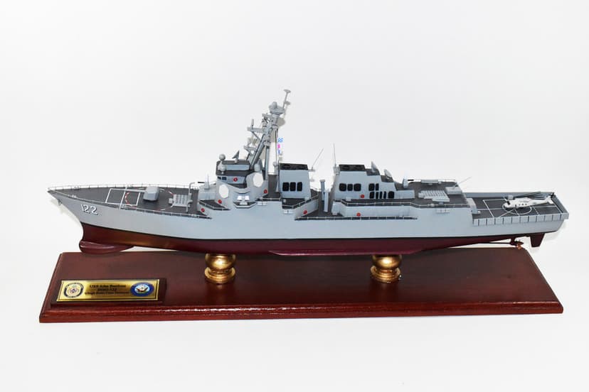 USS John Basilone (DDG-122) 24-inch Mahogany Model