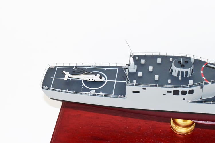 USS Boone FFG-28, 24 inch Mahogany Model