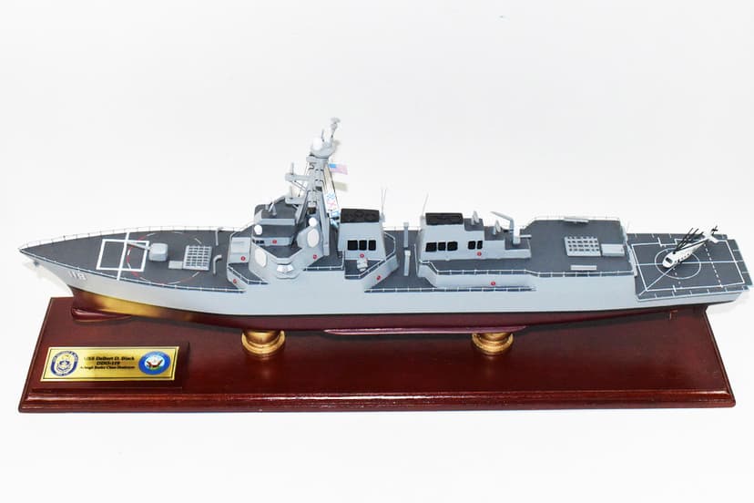 USS Delbert D. Black (DDG-119) 24-inch Mahogany Model