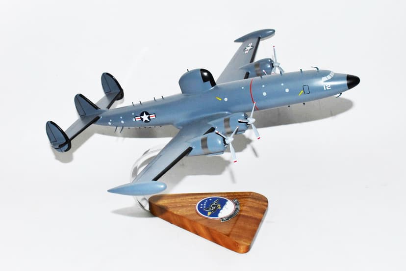 Lockheed Martin® EC-121/WV2 Super Constellation®, VQ-2 Batmen 1963, 18-inch Mahogany