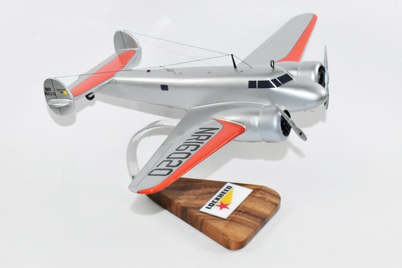 Lockheed Martin® L10E Electra® Model, Amelia Earhart, 18 in Mahogany Model