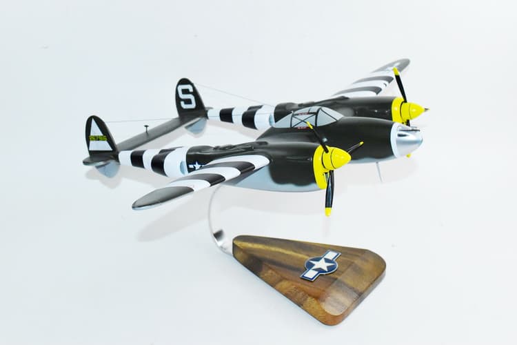 Lockheed® P-38 Lightning®, California Cutie 55th FS, 20th FG, Mahogany Scale Model