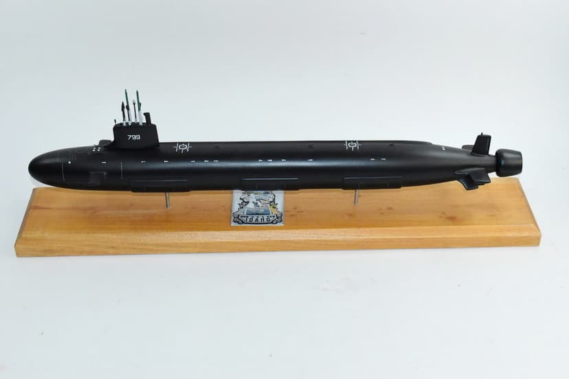 USS Idaho (SSN-799), 20-inch Mahogany Model, Block IV
