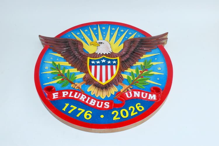 250th Anniversary of the United States Plaque