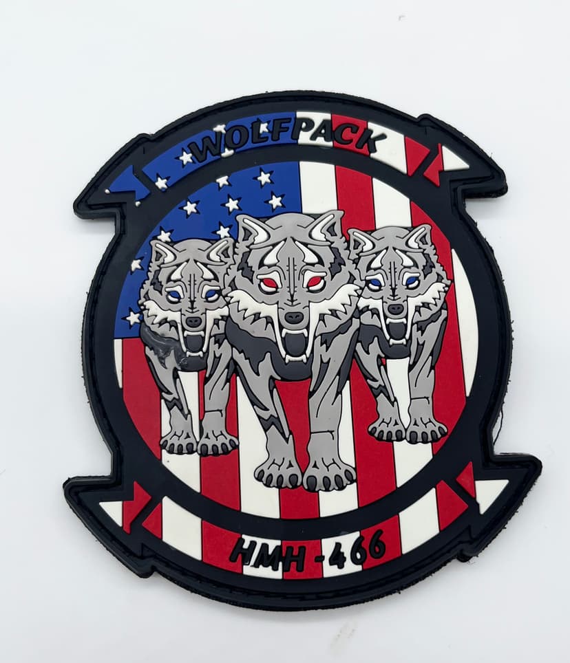 HMH-466 Wolfpack 4th of July PVC Glow Patch