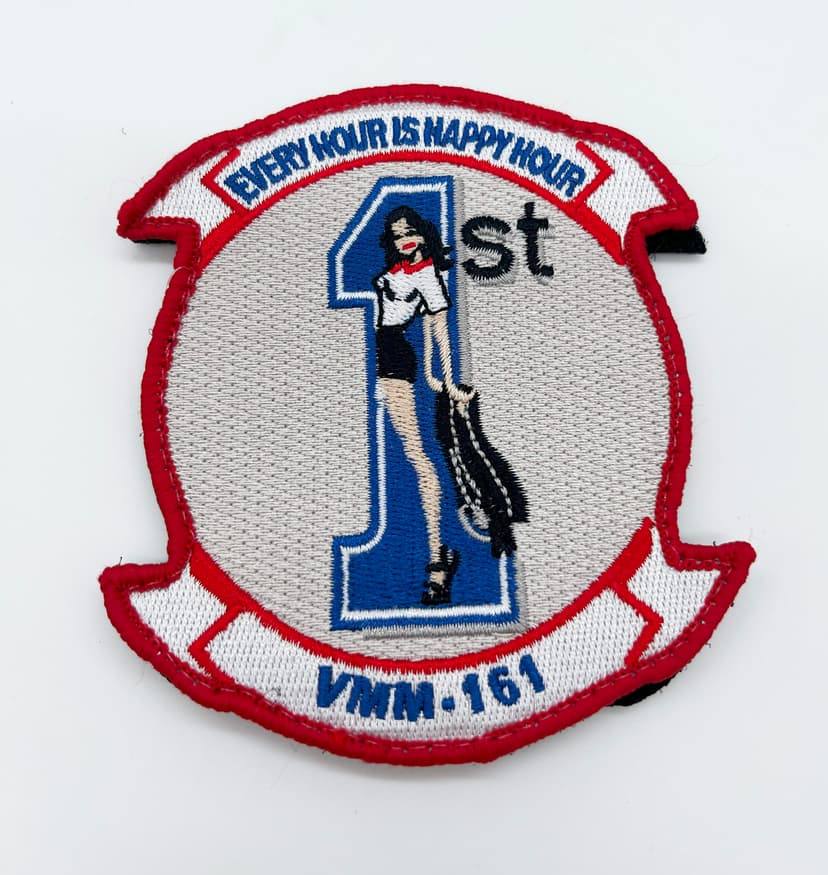VMM-161 Greyhawks Friday Every Hour is Happy Hour Patch