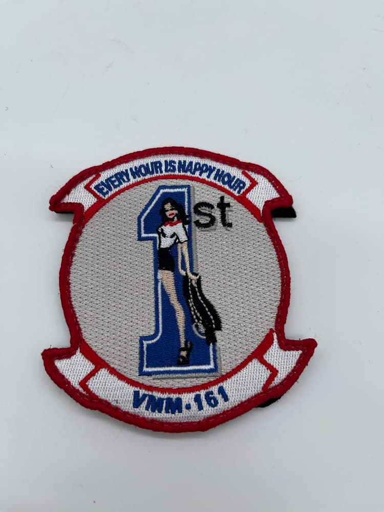 VMM-161 Greyhawks Friday Every Hour is Happy Hour Patch